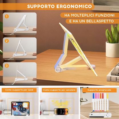 Lavagna Magica da Disegno a LED Multicolore